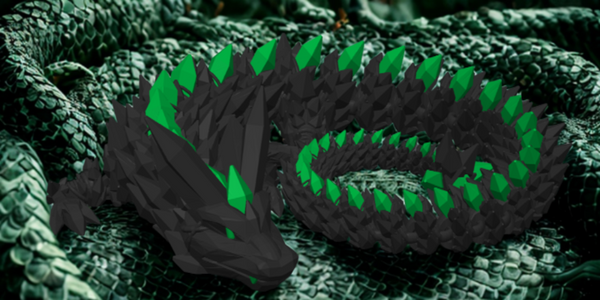 Black and green climbing device on a textured green background